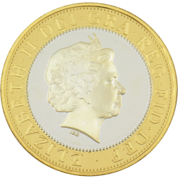 Pre-Owned 1999 UK Rugby World Cup £2 Proof Silver Coin - VAT Free