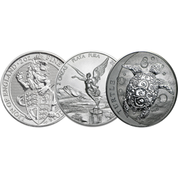 Pre-Owned 2oz Silver Coins - VAT Free