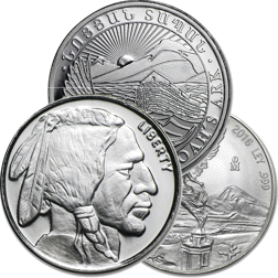 Pre-Owned 1/4oz Silver Coins - VAT Free