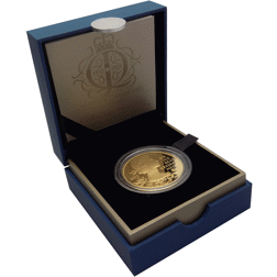 Pre-Owned 2012 UK Queen Elizabeth II Diamond Jubilee £5 Gold Plated Proof Silver Coin - VAT Free