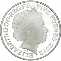 Pre-Owned 2012 UK London Olympic £5 Proof Silver Coin - VAT Free