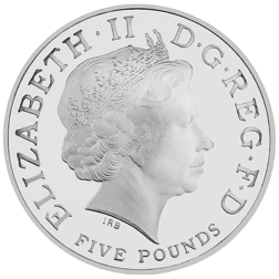 Pre-Owned 2013 UK The Royal Birth £5 Proof Silver Coin - VAT Free