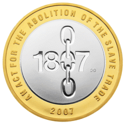 Pre-Owned 2007 UK Bicentenary of Abolition of Slave Trade £2 Silver Proof Coin - VAT Free