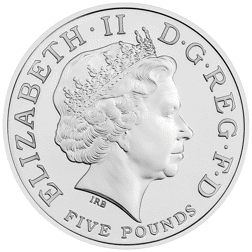 Pre-Owned 2006 UK Queen Elizabeth II 80th Birthday Proof Silver Crown - VAT Free