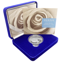 Pre-Owned 1999 UK Princess Diana Memorial Proof Silver Crown - VAT Free