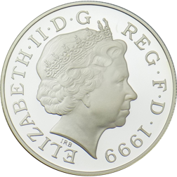 Pre-Owned 1999 UK Princess Diana Memorial Proof Silver Crown - VAT Free