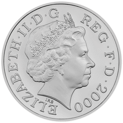 Pre-Owned 2000 UK The Queen Mother Centenary Year £5 Proof Silver Coin - VAT Free