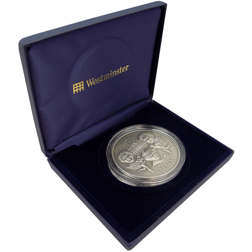 Pre-Owned 2002 UK Commemorative Annual History 5oz Silver Coin - VAT Free
