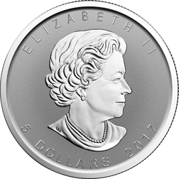 Pre-Owned 2017 Canadian Maple 1oz Lunar Rooster Privy Silver Coin - VAT Free