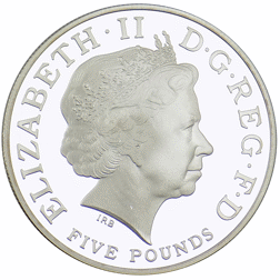 Pre-Owned 2014 UK First Birthday of Prince George £5 Proof Silver Coin - VAT Free