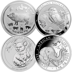 1kg Silver Coin - Mixed Coins