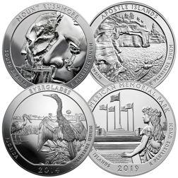 America The Beautiful 5oz Silver Coins