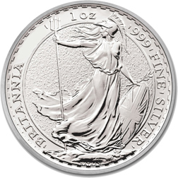 UK Britannia 1oz Silver Coin - Pre 2013