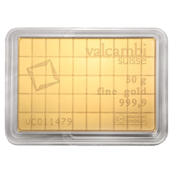 Valcambi 50 x 1g Gold CombiBar