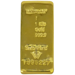 Metalor 1Kg Gold Cast Bar