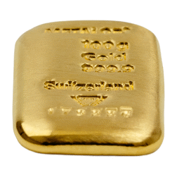 Metalor 100g Cast Gold Bar