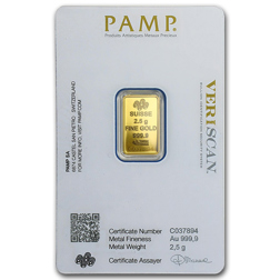 PAMP Suisse Fortuna 2.5g Gold Bar