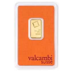 Valcambi 5g Stamped Gold Bar