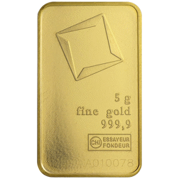 Valcambi 5g Stamped Gold Bar