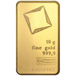 Valcambi 10g Stamped Gold Bar