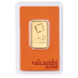 Valcambi 20g Stamped Gold Bar
