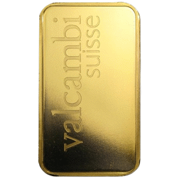 Valcambi 100g Stamped Gold Bar