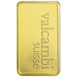 Valcambi 1g Stamped Gold Bar