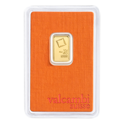 Valcambi 2.5g Stamped Gold Bar
