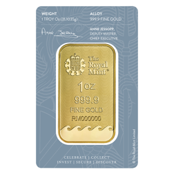 Pre-Owned The Royal Mint Britannia 1oz Gold Bar
