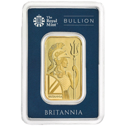 Pre-Owned The Royal Mint Britannia 1oz Gold Bar