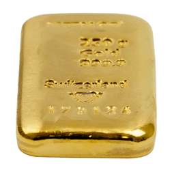 Metalor 250g Gold Cast Bar