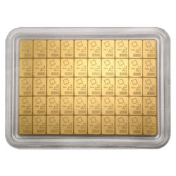 Valcambi 50 x 1g Gold CombiBar - Second Quality