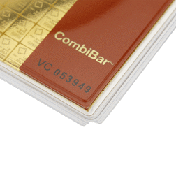 Valcambi 100 x 1g Gold CombiBar - Damaged Packaging