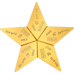 Valcambi 5 x 1g Gold CombiBar Star