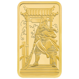 Pre-Owned Royal Mint Guan Gong 20g Gold Bar