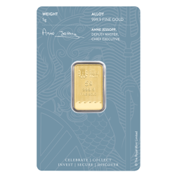 Pre-Owned The Royal Mint Britannia 5g Gold Bar