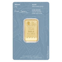 Pre-Owned The Royal Mint Britannia 20g Gold Bar