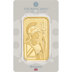 Pre-Owned The Royal Mint Britannia 50g Gold Bar