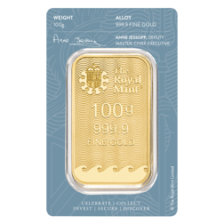 Pre-Owned The Royal Mint Britannia 100g Gold Bar