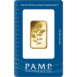 Pre-Owned PAMP Rosa 1/2oz Gold Bar