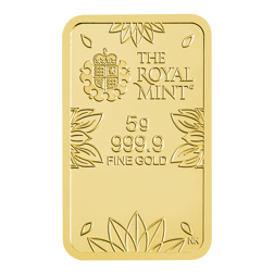 Pre-Owned The Royal Mint 'Om' 5g Gold Bar