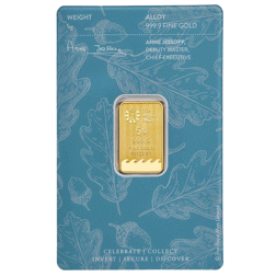 Pre-Owned The Royal Mint Britannia 'Little Treasures' 5g Gold Bar