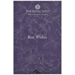 Pre-Owned The Royal Mint Britannia 'Best Wishes' 5g Gold Bar