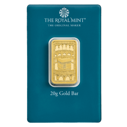 Pre-Owned Royal Mint Kaaba 20g Gold Bar