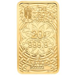 Pre-Owned Royal Mint Ganesh 20g Stamped Gold Bar
