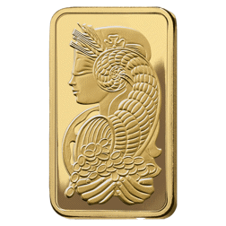 Pre-Owned PAMP Suisse Fortuna 1/2oz Gold Bar