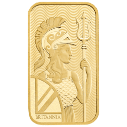Pre-Owned The Royal Mint Britannia 'Happy Birthday' 5g Gold Bar