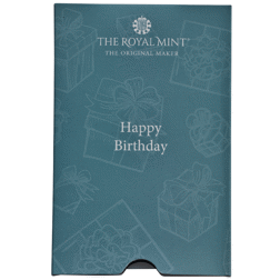 Pre-Owned The Royal Mint Britannia 'Happy Birthday' 5g Gold Bar