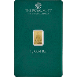 Pre-Owned The Royal Mint Christmas Tree 1g Gold Bar
