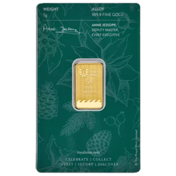 Pre-Owned The Royal Mint Britannia 'Merry Christmas' 5g Gold Bar